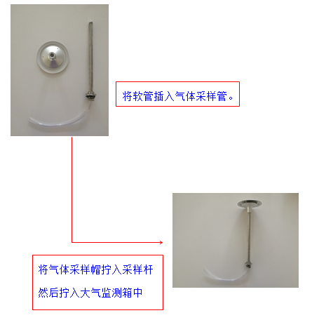 微型空氣站氣體采樣頭安裝