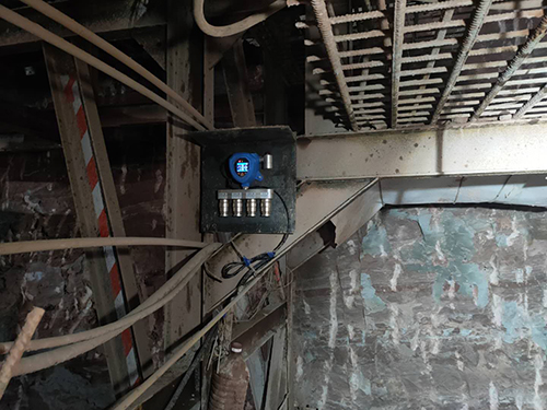 地下隧道四合一氣體檢測儀安裝現場