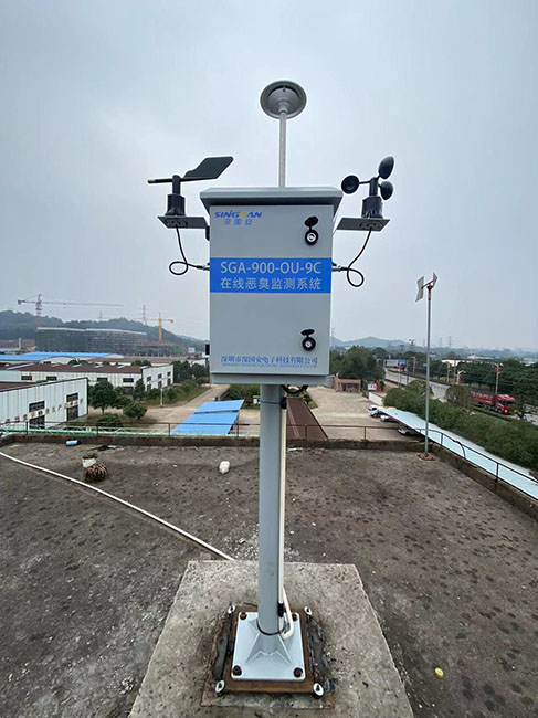 污水處理廠惡臭電子鼻安裝現場
