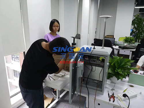 微型空氣質量監測站安裝調試