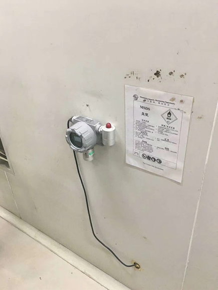 臭氧檢測儀安裝現場