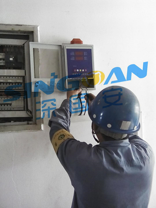 一氧化碳?xì)怏w檢測(cè)儀安裝現(xiàn)場(chǎng)