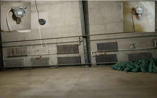 氟氣檢測儀安裝現場