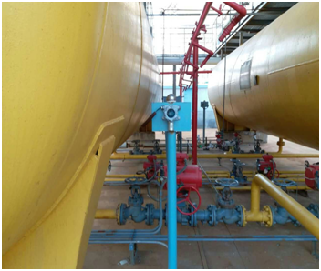 氣體監測系統安裝現場圖