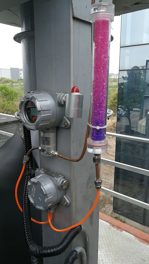 甲烷檢測儀安裝現場