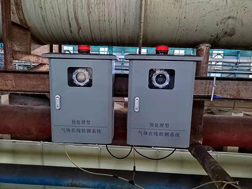 VOCS氣體監測自動化預警系統現場圖