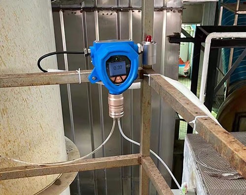 泵吸式二氧化氯氣體檢測儀現場圖