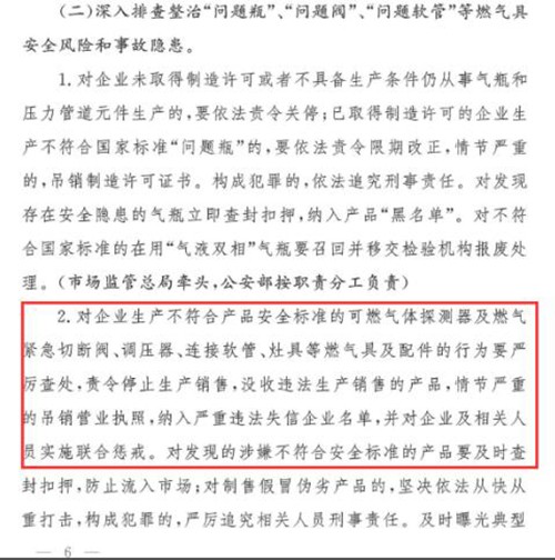 工業級燃氣報警器